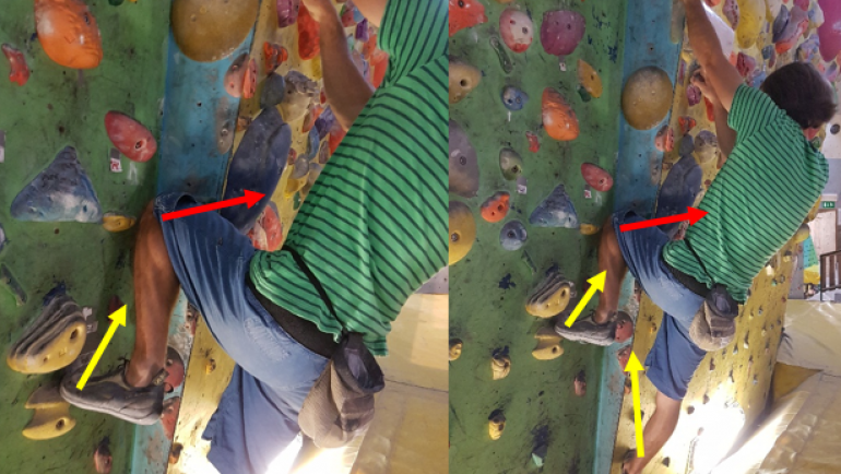 5.del – Plezalna tehnika – Zatikanje kolena in drugih delov telesa
