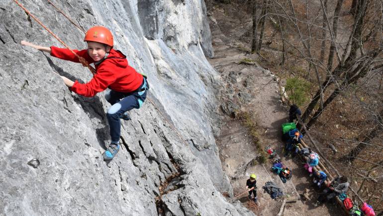 Plezanje v plezališču Preddvor – 16.3.2019